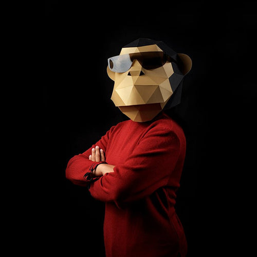 Gorilla Mask - PAPERCRAFT WORLD